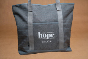NEW! "Hope" Zippered Canvas Tote Bag
