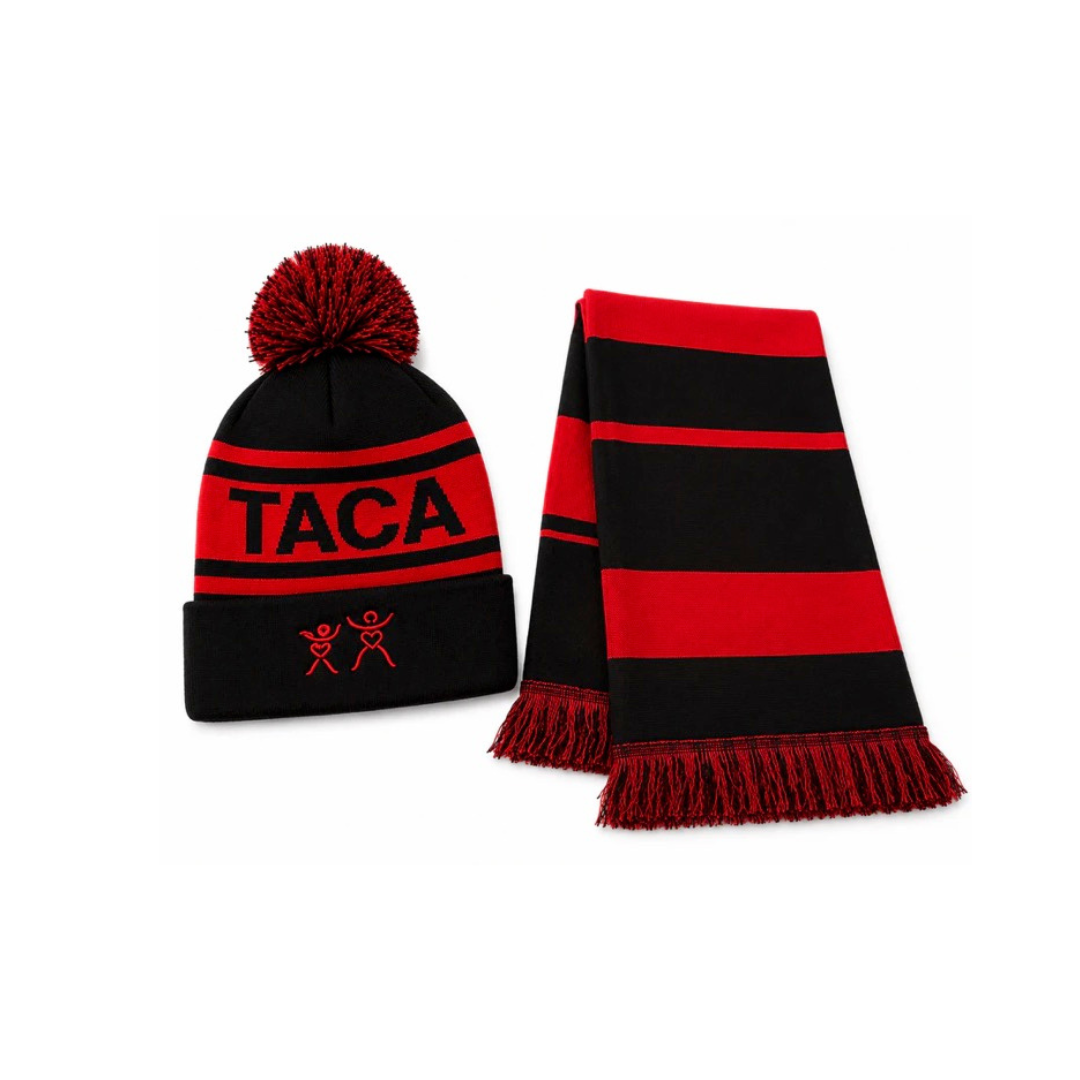 Knitted Scarf & Beanie Set